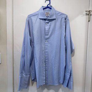 T.M.Lewin Dress Shirt - Luxury Slim Fit - Blue